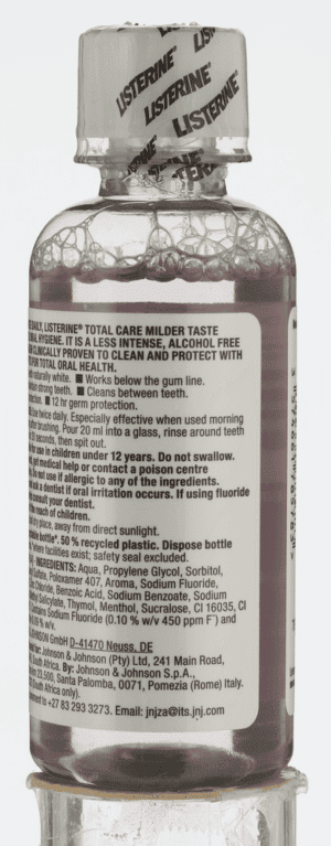Listerine Total Care Smooth Mint Fluoride Mouthwash 95ml