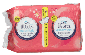 Lil-lets Essentials Scented Pads 16s