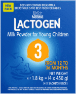 Nestlé Lactogen Stage 3 Milk Powder for Young Children 4 x 450g